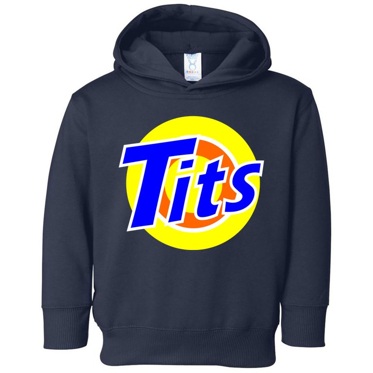 Funny Tits Logo Toddler Hoodie