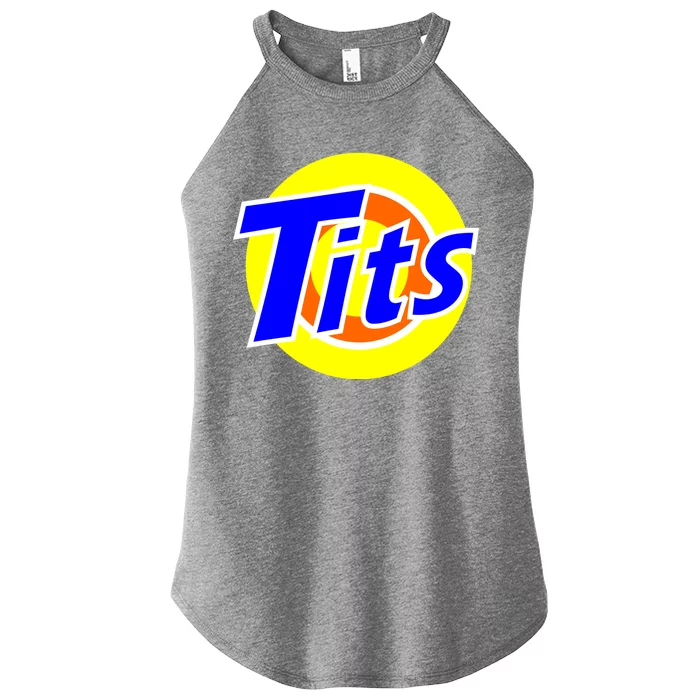 Funny Tits Logo Women’s Perfect Tri Rocker Tank