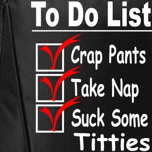 Funny To Do List City Backpack