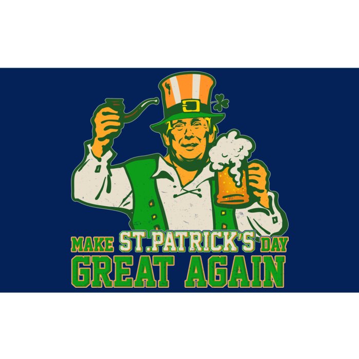 Funny Trump Make St Patrick's Day Great Again Bumper Sticker