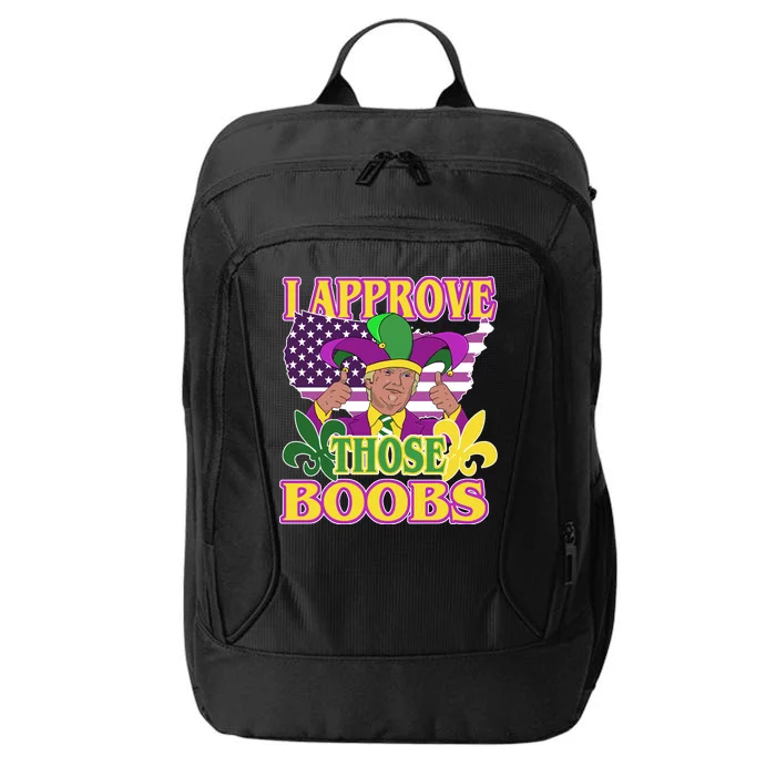 Funny Trump Mardi Gras Boobs City Backpack