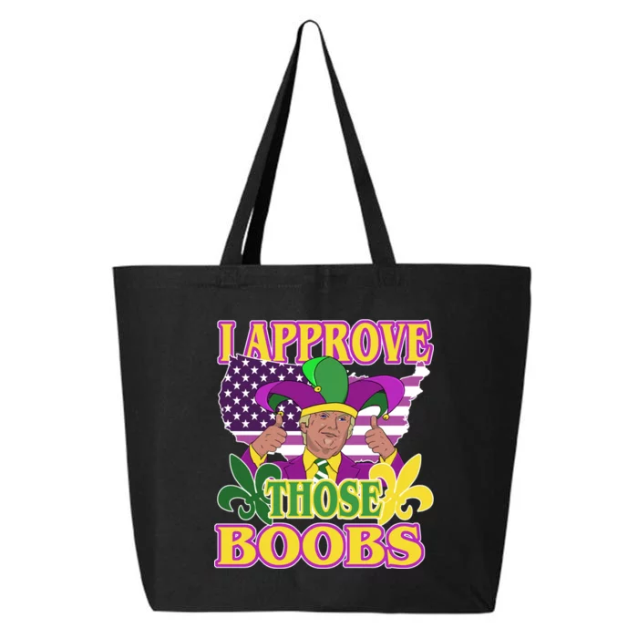 Funny Trump Mardi Gras Boobs 25L Jumbo Tote