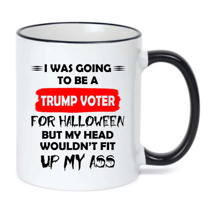 Funny Trump Voter Halloween Costume Black Color Changing Mug