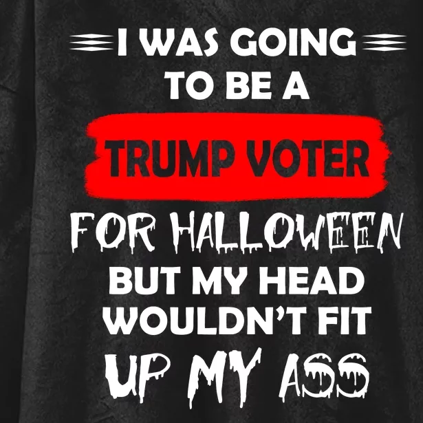 Funny Trump Voter Halloween Costume Hooded Wearable Blanket