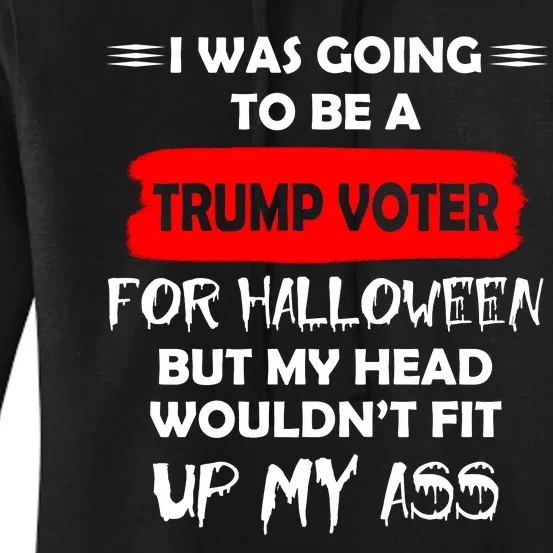 Funny Trump Voter Halloween Costume Women's Pullover Hoodie