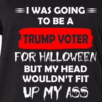 Funny Trump Voter Halloween Costume Women's V-Neck Plus Size T-Shirt