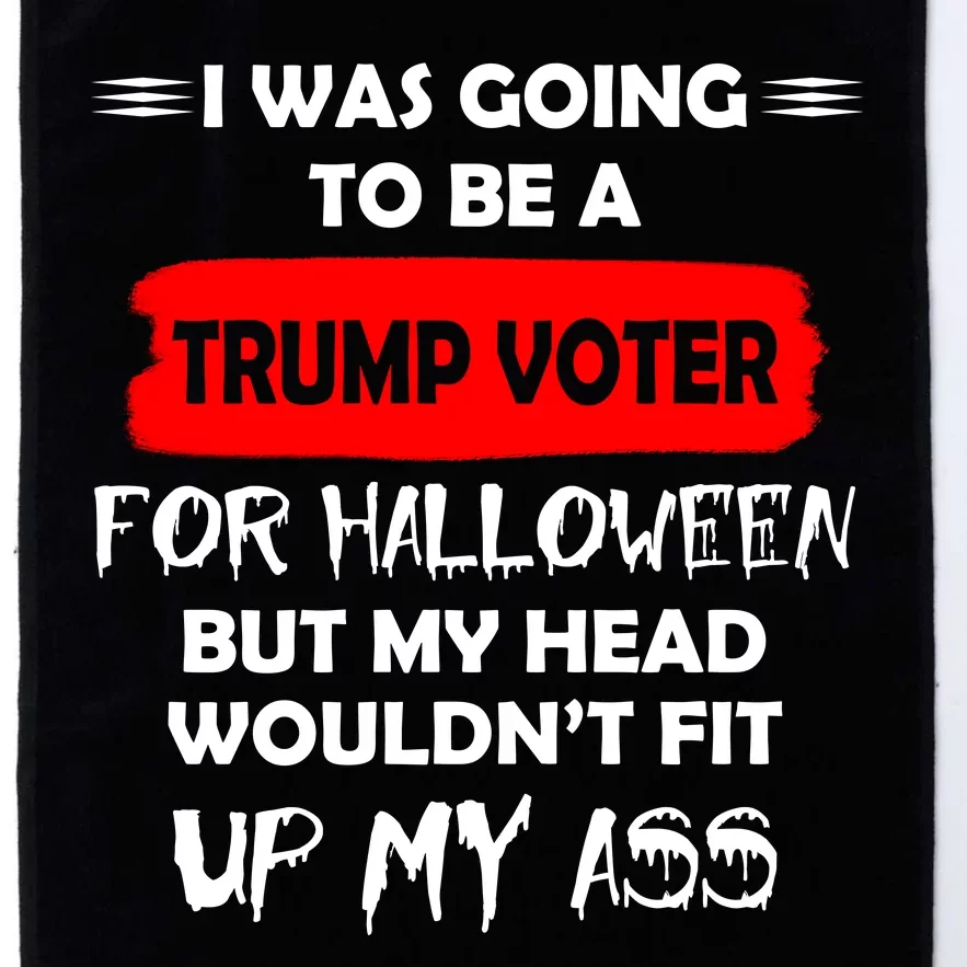 Funny Trump Voter Halloween Costume Platinum Collection Golf Towel