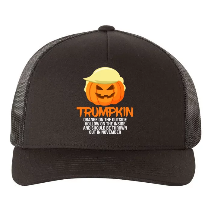 Funny Trumpkin Thrown Out In November Yupoong Adult 5-Panel Trucker Hat