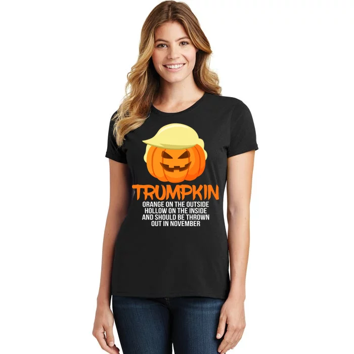 Funny Trumpkin Thrown Out In November Women's T-Shirt