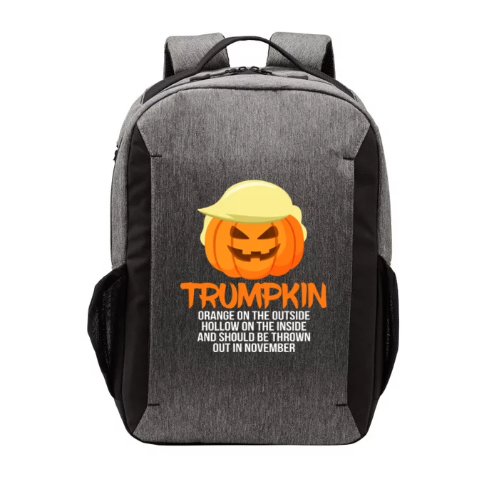 Funny Trumpkin Thrown Out In November Vector Backpack