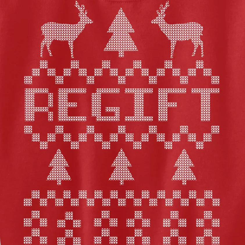 Funny Ugly Christmas Sweater Regift Kids Sweatshirt