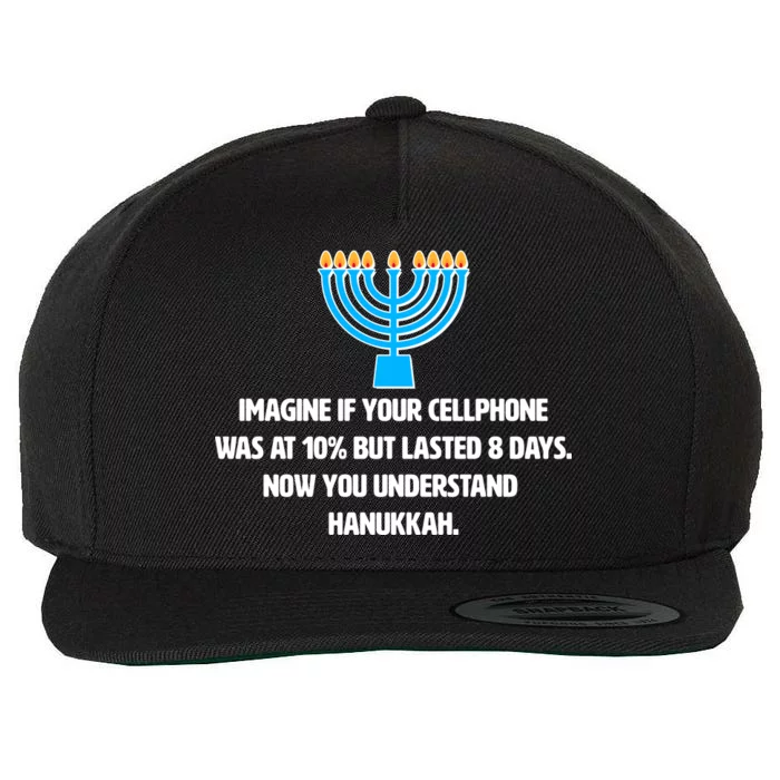 Funny Understanding Hanukkah Wool Snapback Cap