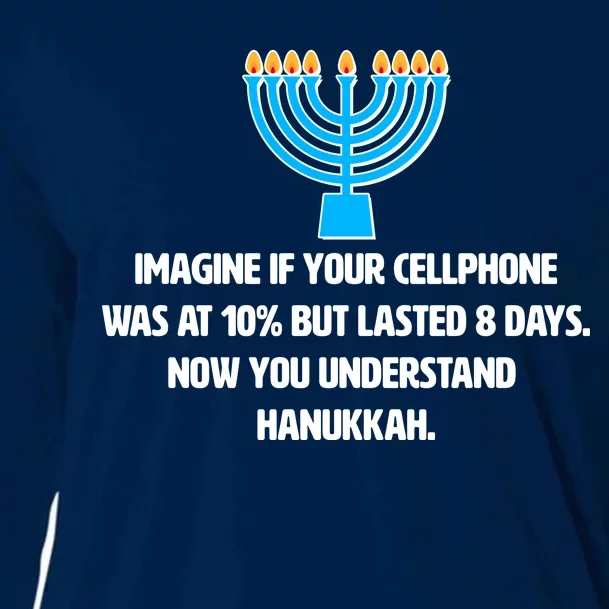 Funny Understanding Hanukkah Cooling Performance Long Sleeve Crew