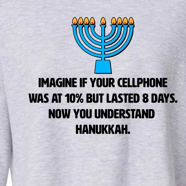 Funny Understanding Hanukkah Cropped Pullover Crew