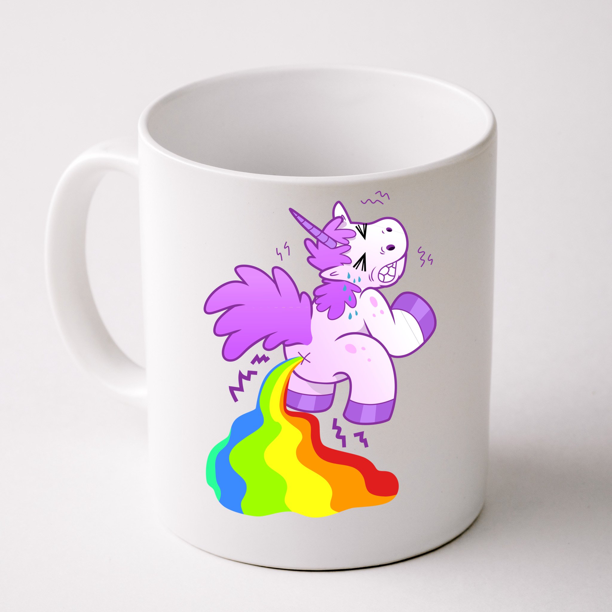 Before And After Coffee Unicorn Coffee Mug Funny Mythical Creature