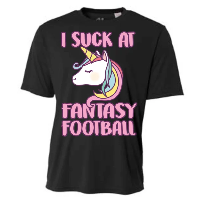 Funny Unicron I Suck At Fantasy Football Cooling Performance Crew T-Shirt