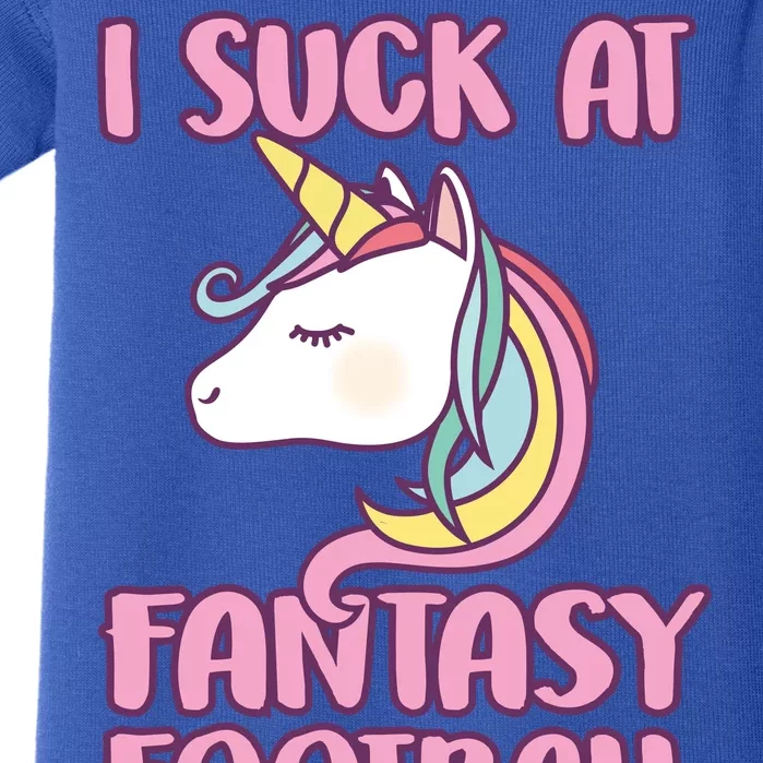 Funny Unicron I Suck At Fantasy Football Baby Bodysuit