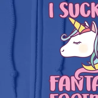 Funny Unicron I Suck At Fantasy Football Full Zip Hoodie