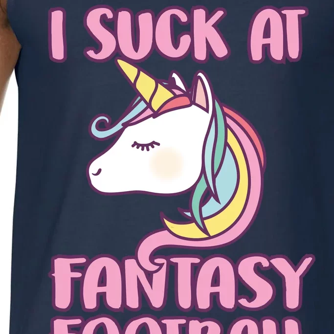 Funny Unicron I Suck At Fantasy Football Comfort Colors® Tank Top