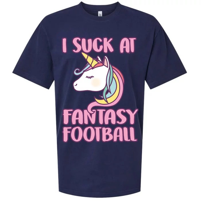 Funny Unicron I Suck At Fantasy Football Sueded Cloud Jersey T-Shirt