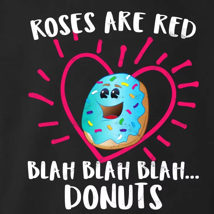 Funny Valentines Day Donuts Roses Are Red Toddler Hoodie