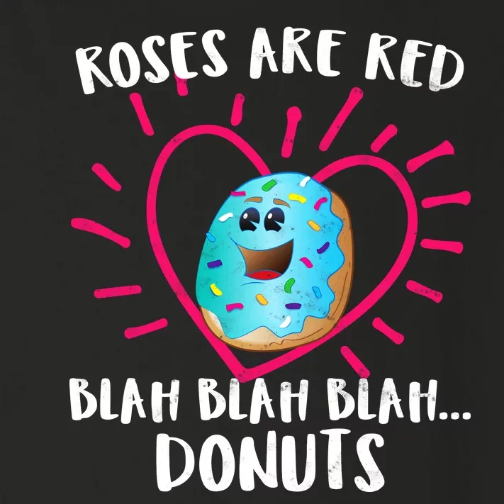 Funny Valentines Day Donuts Roses Are Red Toddler Long Sleeve Shirt