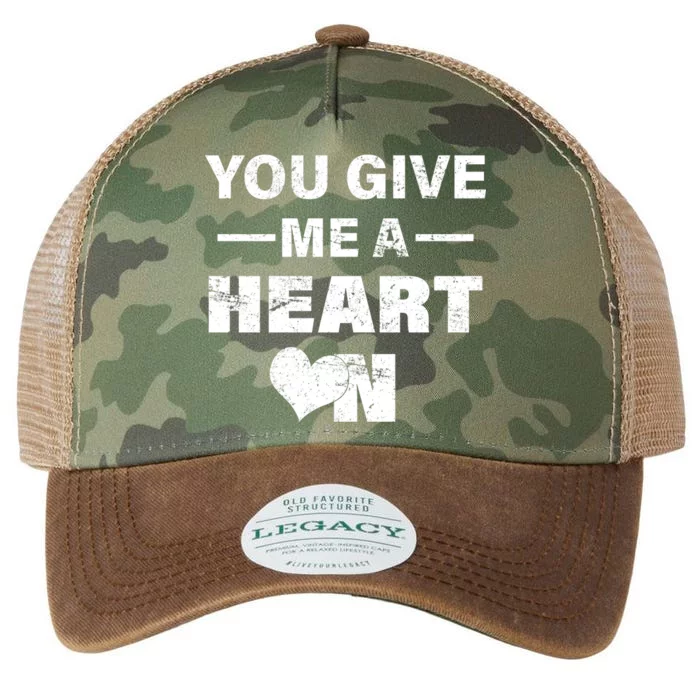 Funny Valentines Day Give Me A Heart On Legacy Tie Dye Trucker Hat