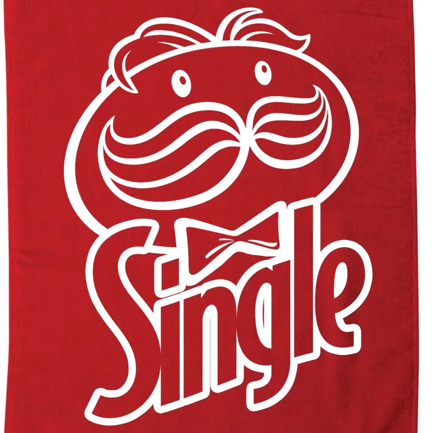 Funny Valentine's Day Single Chips Logo Platinum Collection Golf Towel