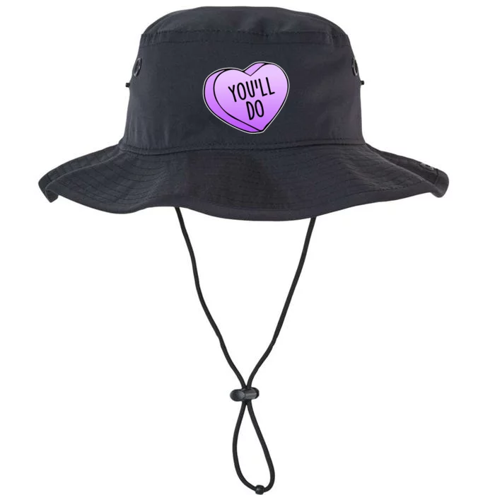 Funny Valentine's Day You'll Do Candy Heart Anti-Valentine Legacy Cool Fit Booney Bucket Hat