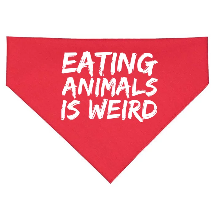 Funny Vegetarian USA-Made Doggie Bandana