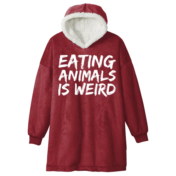 Funny Vegetarian Hooded Wearable Blanket