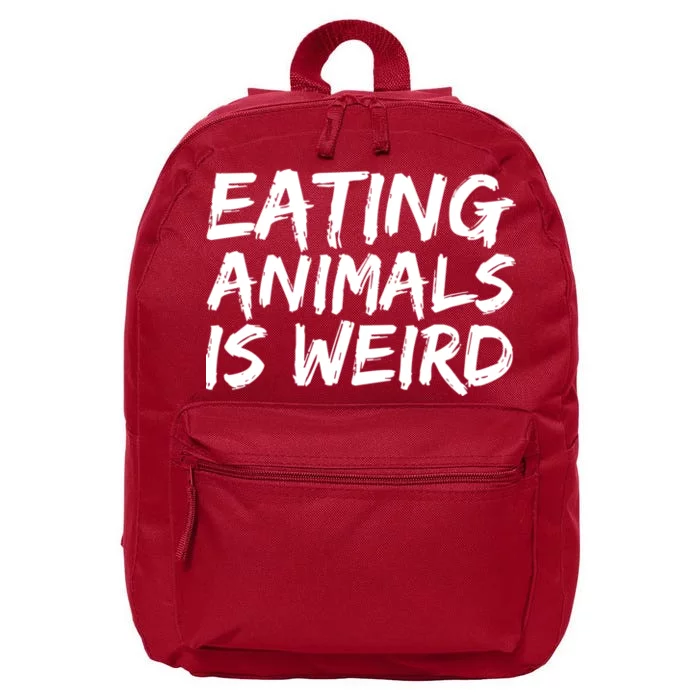 Funny Vegetarian 16 in Basic Backpack