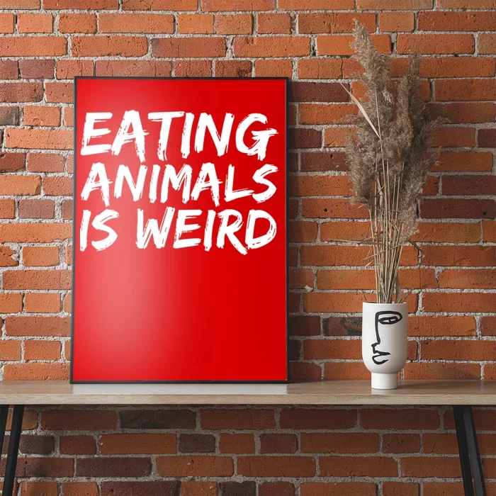 Funny Vegetarian Poster