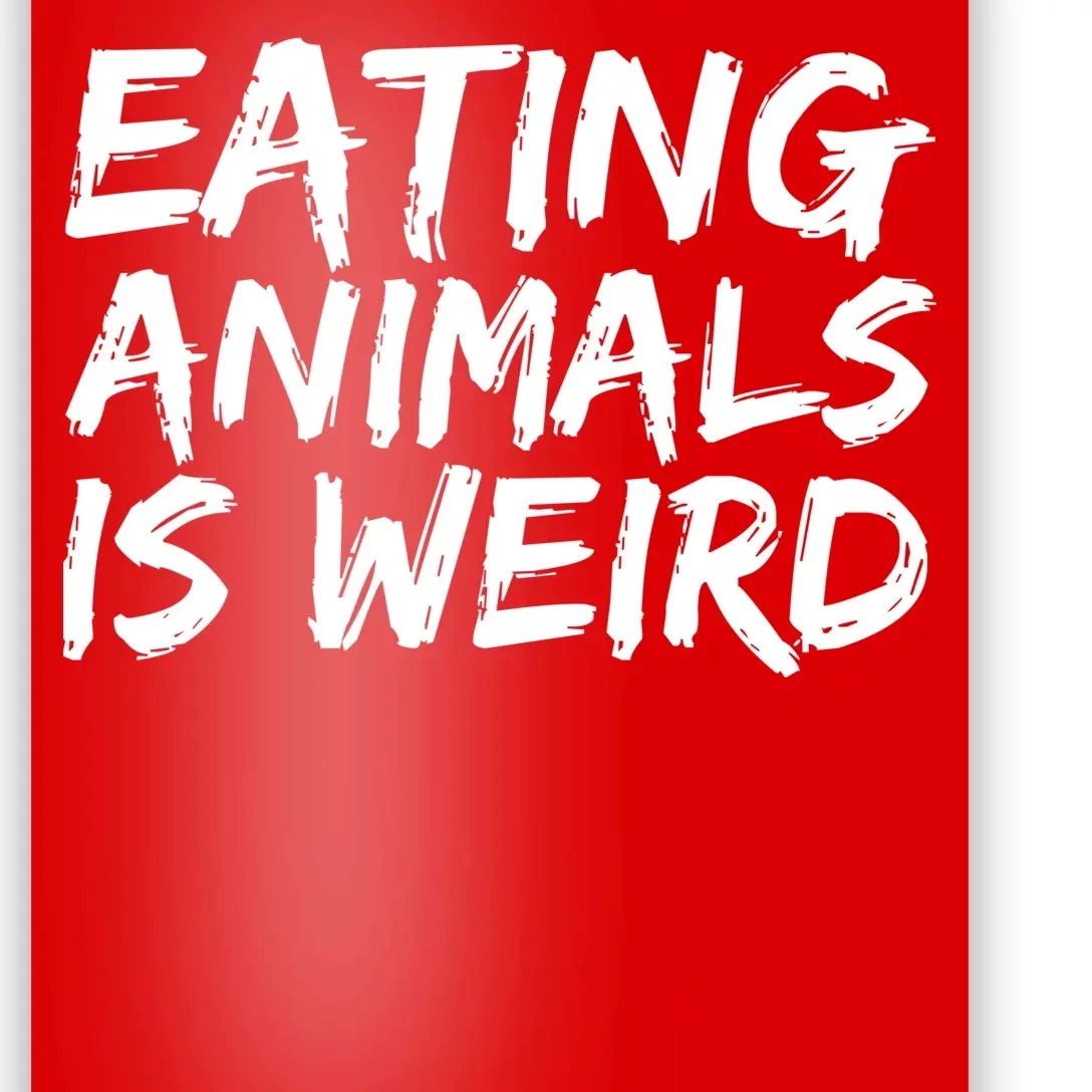 Funny Vegetarian Poster