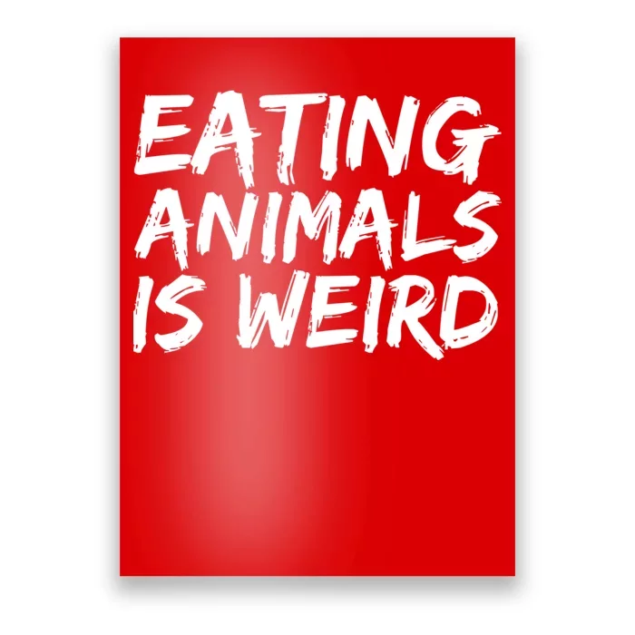 Funny Vegetarian Poster