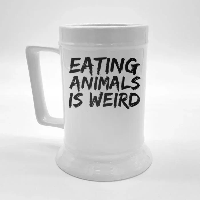 Funny Vegetarian Front & Back Beer Stein