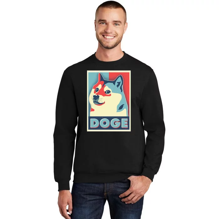 Funny Vintage Doge Meme Crypto Currency Sweatshirt