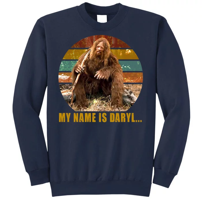 Funny Vintage My Name is Daryl Big Foot Sweatshirt