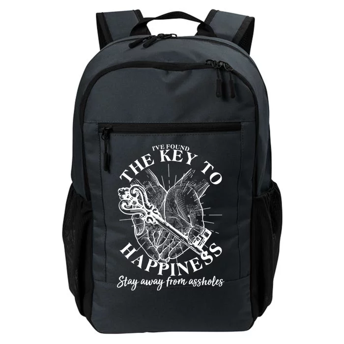 Funny Vintage The Key to Happiness Daily Commute Backpack