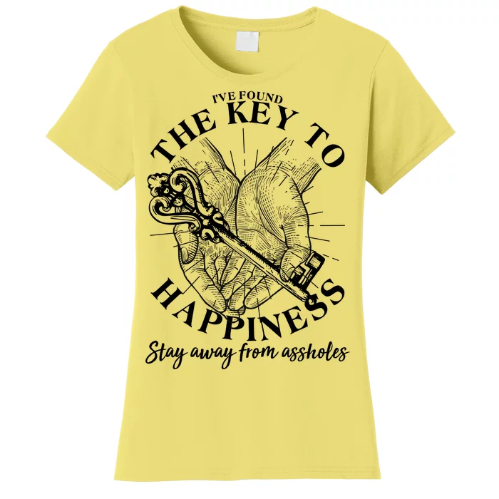 Funny Vintage The Key to Happiness Women's T-Shirt