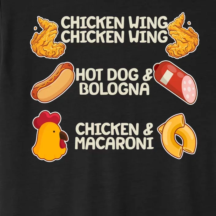 Funny Viral Chicken Wing Song Meme ChromaSoft Performance T-Shirt