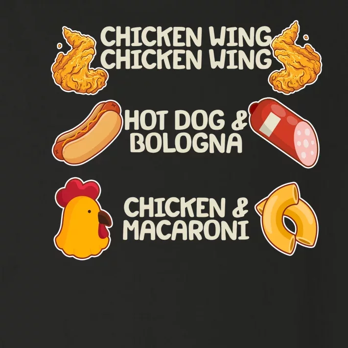 Funny Viral Chicken Wing Song Meme Toddler Long Sleeve Shirt