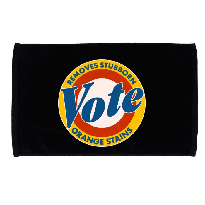 Funny VOTE Removes Stubborn Orange Stains Microfiber Hand Towel