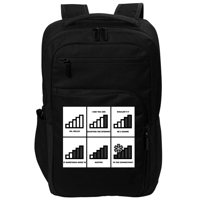 Funny WiFi Impact Tech Backpack