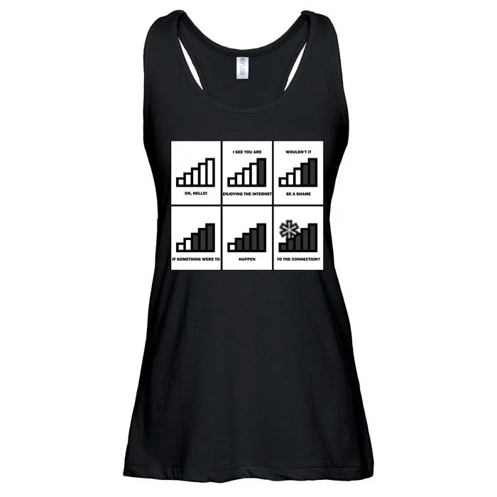 Funny WiFi Ladies Essential Flowy Tank