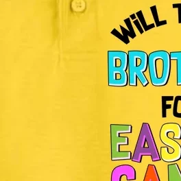 Funny Will Trade Brother For Easter Candy Dry Zone Grid Performance Polo