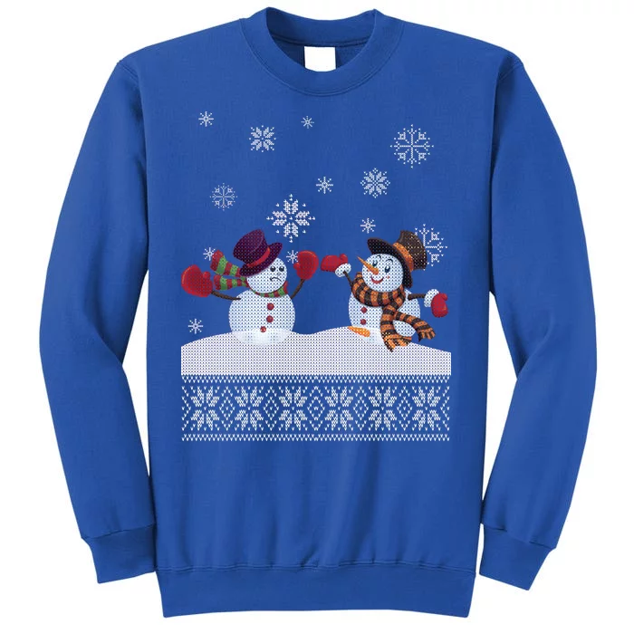 Funny Winter Snowman Ugly Christmas Sweatshirt