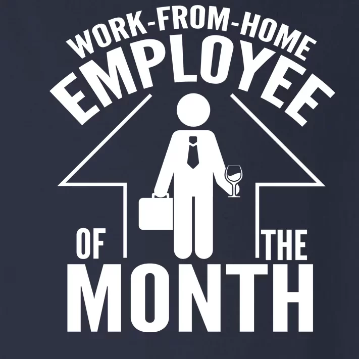 Funny Work From Home Employee Of The Month Toddler Long Sleeve Shirt