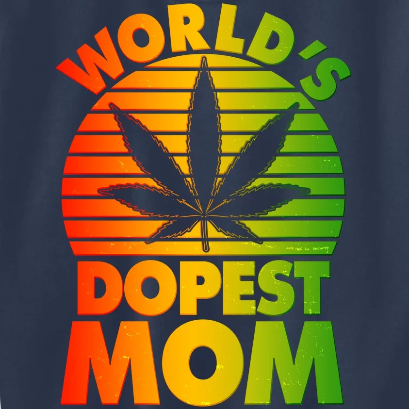 Funny World's Dopest Mom Kids Sweatshirt