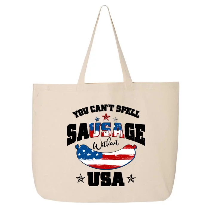 Funny You Can't Spell Sausage Without USA 25L Jumbo Tote